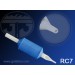 1” Professional Round Colored Disposable Tubes-Tip Style:R
